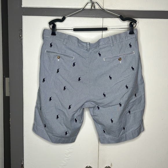 Polo Ralph Lauren bermuda shorts size 36 pinstripes pony - Picture 7 of 7